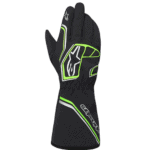 Alpinestars Tempest V3 Waterproof Kart Gloves - Junior-Black-Fluro Green-3550726-1