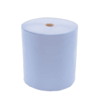 Large white roll of paper towel, ideal for racewear cleaning and maintenance at Grand Prix events.
