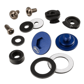 BEL2020012 Bell Visor Pivot Screw Kit (10 Series) - Blue