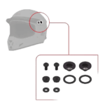 BEL2020214 Bell Pivot Kit - X-1 Bell Helmet