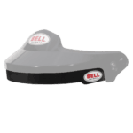 Bell helmet visor for Grand Prix racewear, designed for professional racing safety and performance.