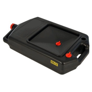 BG Racing Fluid Drain Tank/Pan With Handle - 10 Litre