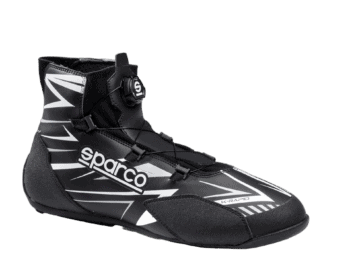 BKB0002B0_K06 Sparco K-Rapid Kart Boots - Rotor Closure Black White