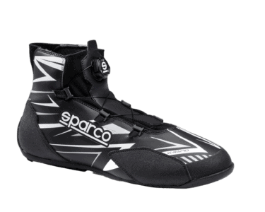 BKB0002B0_K06 Sparco K-Rapid Kart Boots - Rotor Closure Black White