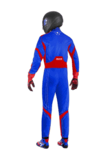 Grand Prix Racewear racing suit with helmet and gloves, designed for motorsport safety and performance.