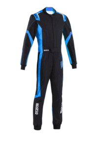 Sparco Thunder Advanced Kart Suit - Junior-Colour Black / Blue