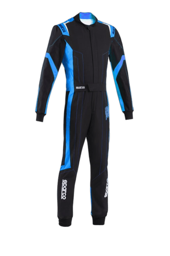 Sparco Thunder Advanced Kart Suit - Junior-Colour Black / Blue