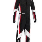 Sparco Kerb Advanced Youth Kart Suit - Black / Red