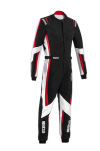 Sparco Kerb Advanced Youth Kart Suit - Black / Red