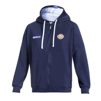 BMF0010S0N02 Sparco Gulf Hooded Sweatshirt Navy Blue