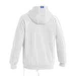 White Grand Prix Racewear hoodie designed for motorsport enthusiasts and racers, featuring a comfortable fit and high-quality fabric.