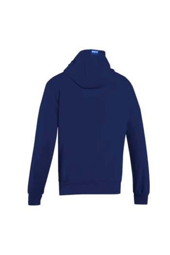 Blue Grand Prix Racewear hoodie designed for motorsport enthusiasts and racers, featuring high-quality fabric and comfortable fit.