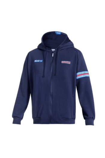 BMF0013D0 Sparco Martini Racing Full Zip Hoodie Navy Blue