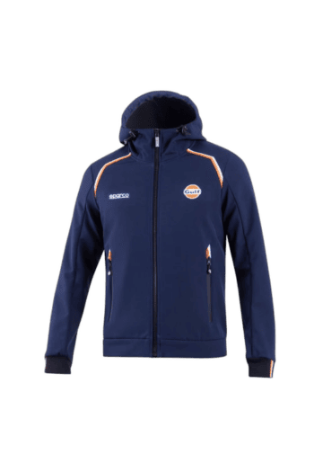 BMJ0004S0 Sparco Gulf SL Hooded Soft Shell Jacket Blue