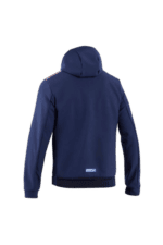 Blue Grand Prix Racewear hoodie with logo, designed for motorsport enthusiasts and racers.