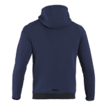 Navy blue Grand Prix Racewear hoodie with hood and long sleeves, designed for motorsport enthusiasts.