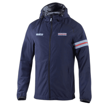 BMJ0013D0N02 Sparco Martini Racing SL Windbreaker Jacket Navy Blue