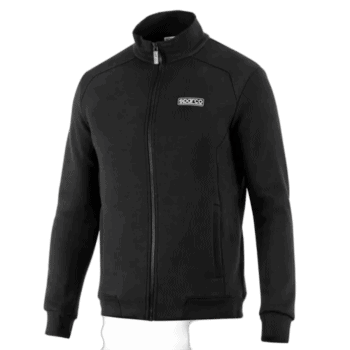 Sparco Full Zip Sweatshirt - Black
