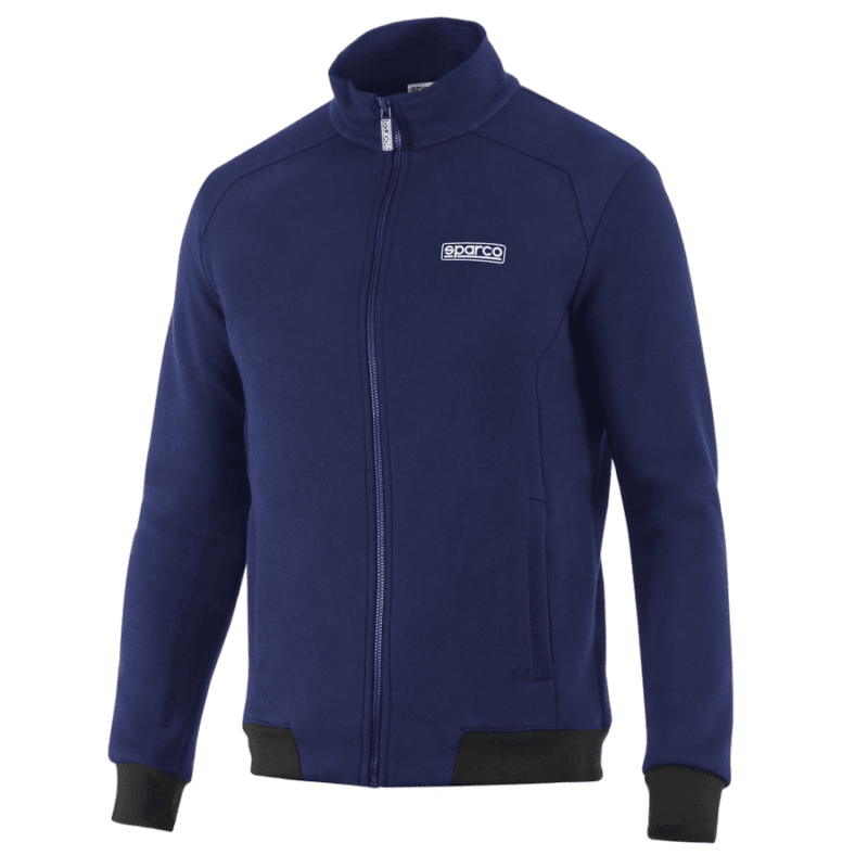 Sparco Full Zip Sweatshirt - Navy Blue