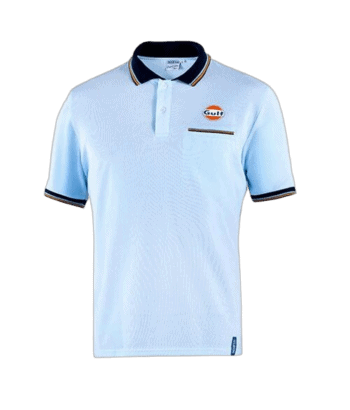 BML0004S0C0100L Sparco Gulf Pocket Polo Shirt Light Blue