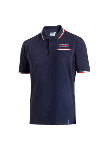 BML0009D0N0 Sparco Martini Racing Pocket Polo Navy / Blue