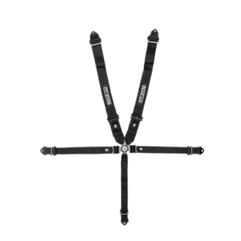 BPN0004B0K0100N Sparco Club H-4R 5 Point Harness - Black
