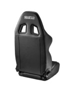 Sparco racing seat designed for motorsport safety and comfort, featuring high-quality black upholstery and ergonomic support.