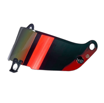 Grand Prix Racewear racing helmet visor with tinted shield and aerodynamic design for motorsport safety.