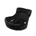Black racing helmet neck support cushion for motorsport safety and comfort from Grand Prix Racewear.