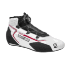 High-performance Sparco racing shoe designed for motorsport, featuring advanced grip and comfort for race drivers.