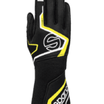 Sparco Tide + Race Gloves - Black/Fluro Yellow