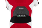 Grand Prix Racewear racing suit with Sparco branding and full efficiency padding for motorsport safety.