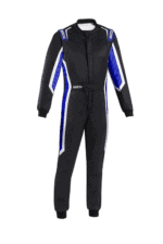 Sparco Sprint Pro Race Suit - Black / Navy Blue
