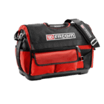 Facom soft bag Bs.T20pb in black and red, ideal for tools and equipment storage.