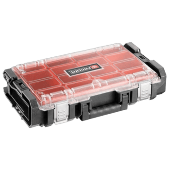Facom FS 100 clear lid compartmented box for tool storage and organisation.