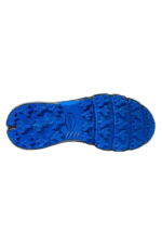 Blue Grand Prix Racewear racing shoe sole with textured grip pattern for motorsport safety and performance.