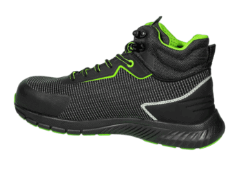 BTB0029B0K15 Sparco Traction Naoki Safety Shoes - Black White Green - 02