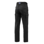 Black racing trousers from Grand Prix Racewear, designed for motorsport safety and comfort, featuring durable fabric and multiple pockets.