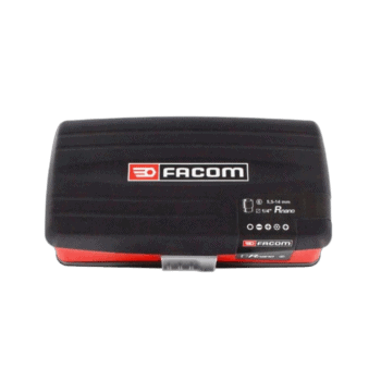 Facom tool box for R2nano and R.360nano Bv.Nano with black and red design, compact storage solution.