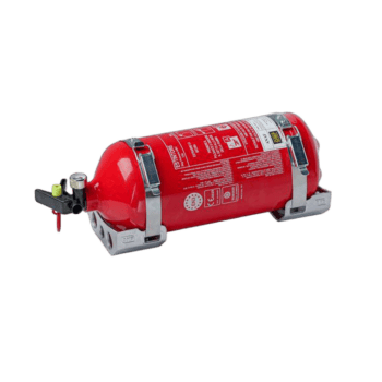OMP Steel Hand Held Powder Extinguisher - CB0-0326-A01 front