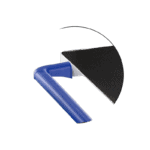 Facom handle for roller cabinet E010113 with ergonomic blue grip and black mounting plate.
