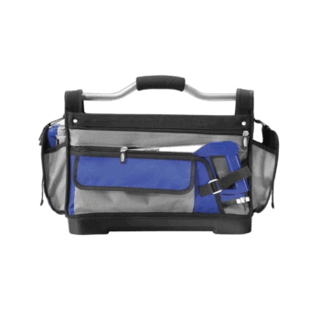Facom soft bag E010601 with tools and compartments, ideal for professional tool storage and transport.