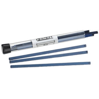 Facom 150mm saw blade set for mini hacksaws, ideal for precise cutting tasks in various materials.