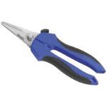 Facom multi-purpose shear E020901 with blue and black ergonomic handle for versatile cutting tasks.
