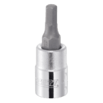 Facom 1/4 inch hexagon bit socket for precision fastening, made of durable chrome vanadium steel.