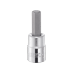 Silver impact socket tool for race car maintenance, branded with HyperT logo, isolated on black background.