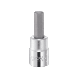 Facom 3/8'' Hexagon Bit Socket 9mm E030934 for automotive and mechanical use, durable chrome finish.