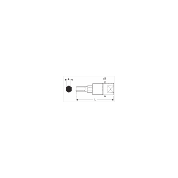 Technical diagram of a hydraulic or pneumatic component with detailed measurements and labels for engineering purposes.