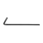 Facom long reach hexagonal key tool in black finish, designed for precision tightening and loosening of hex fasteners.