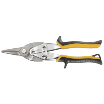 Facom aircraft shears straight cut Confort E214563 with ergonomic handles for precise cutting.